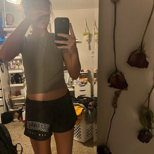 SHEIN Olive Green Short Sleeve Tee